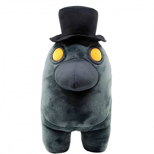 Plyšák Among Us - Grey Plush With Hat